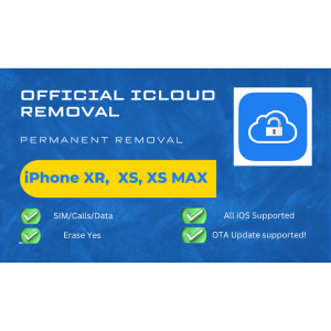 iPhone Xr,Xs,Xs Max Official iCloud Removal