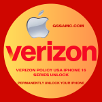 Verizon Policy USA iPhone 16 Series Premium Unlock